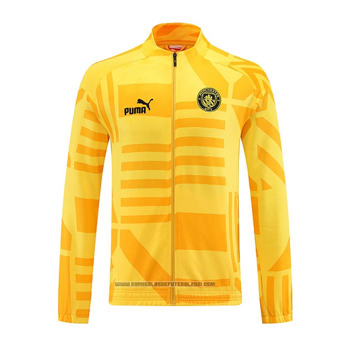 Jaqueta Manchester City 2022-2023 Laranja